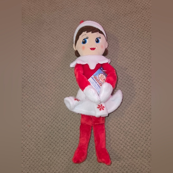 New The Elf on The Shelf Plushee Pals Snuggler Girl - Light Tone - Small Plush - Picture 5 of 12